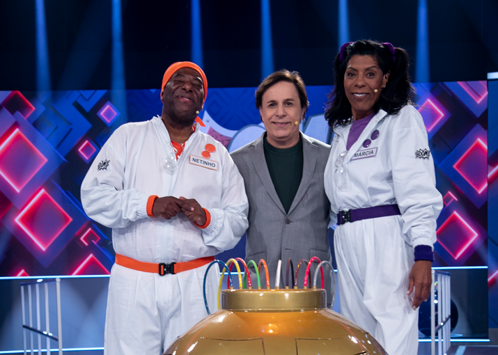 Márcia Fu e Netinho de Paula competem pelo prêmio de até R$ 100 mil na edição do Boom!