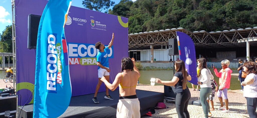 Record na Praça chega ao Parque das Mangabeiras com brincadeiras e cuidados com a saúde