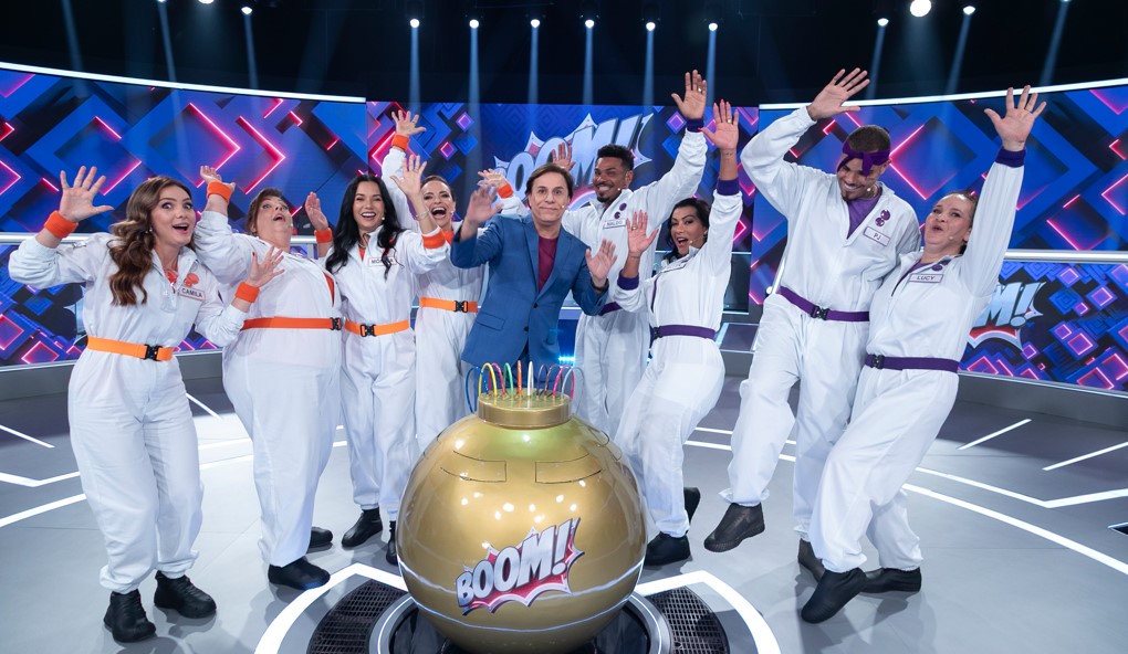 Luiza Tomé e Naldo Benny se enfrentam em duelo divertido no Boom!
