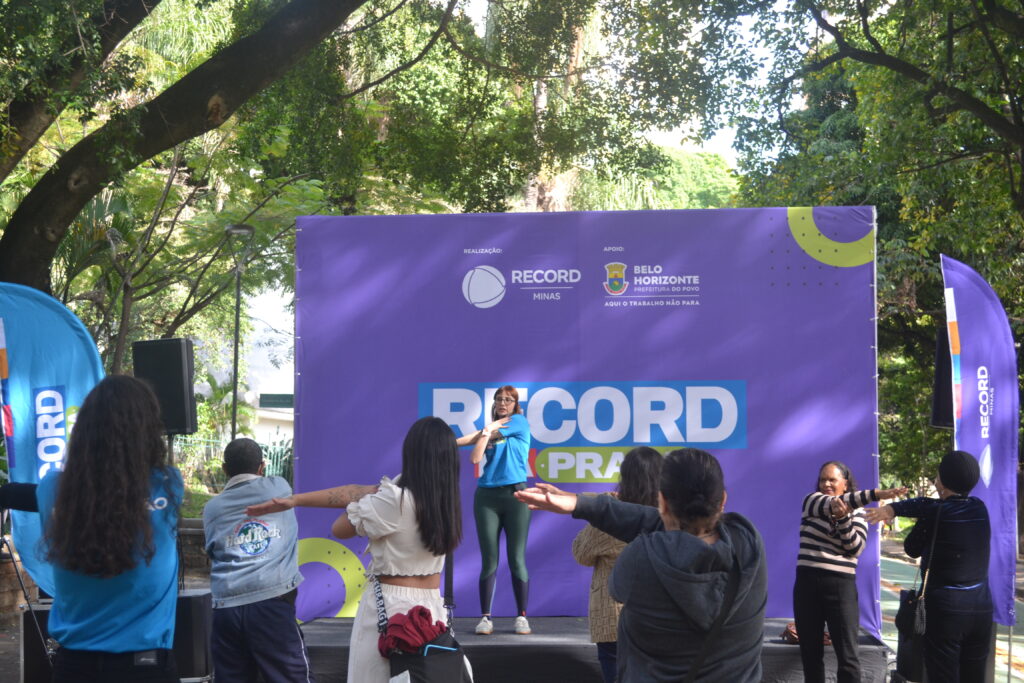 RECORD na Praça promove saúde e lazer no Parque Municipal