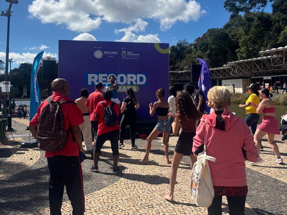 Record na Praça chega ao Parque das Mangabeiras com brincadeiras, música, dança e cuidados com a saúde