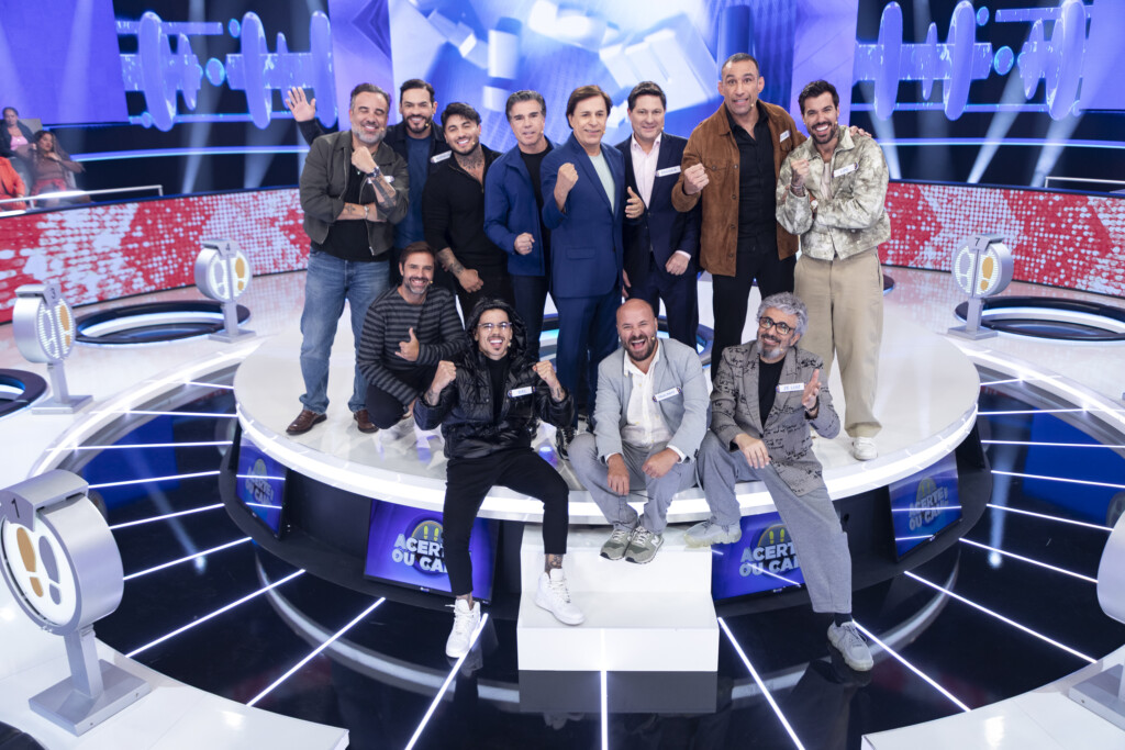 Acerte ou Caia! recebe famosos em uma rodada especial de Dia dos Pais